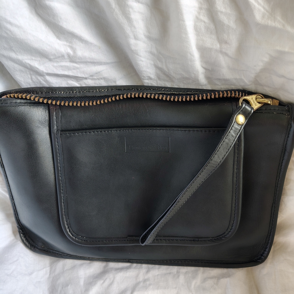 Vintage Hunters Run Small Leather Bag